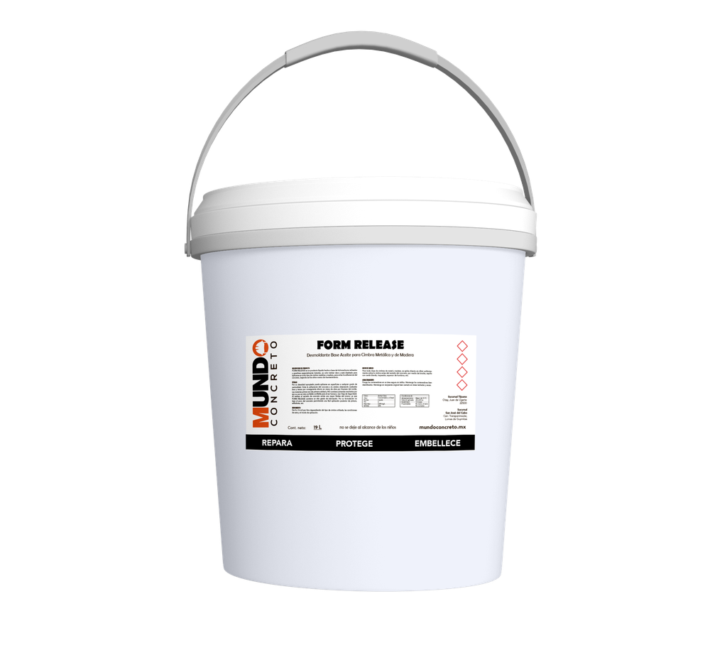 [VXMC-DEV-19] MC FORM RELEASE Desmoldante Cimbra Base Aceite/ CUB 19 L