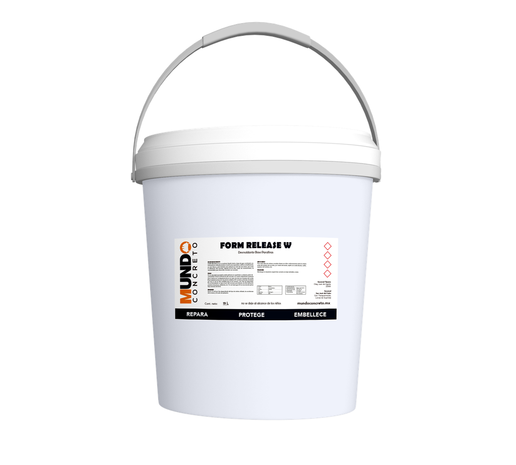 MC FORM RELEASE W Desmoldante base agua / CUB 19 LT
