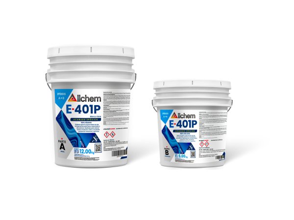 ALLCHEM ** E-401 001 KIT 18 KG ACABADO EPOXICO BLANCO NIEVE