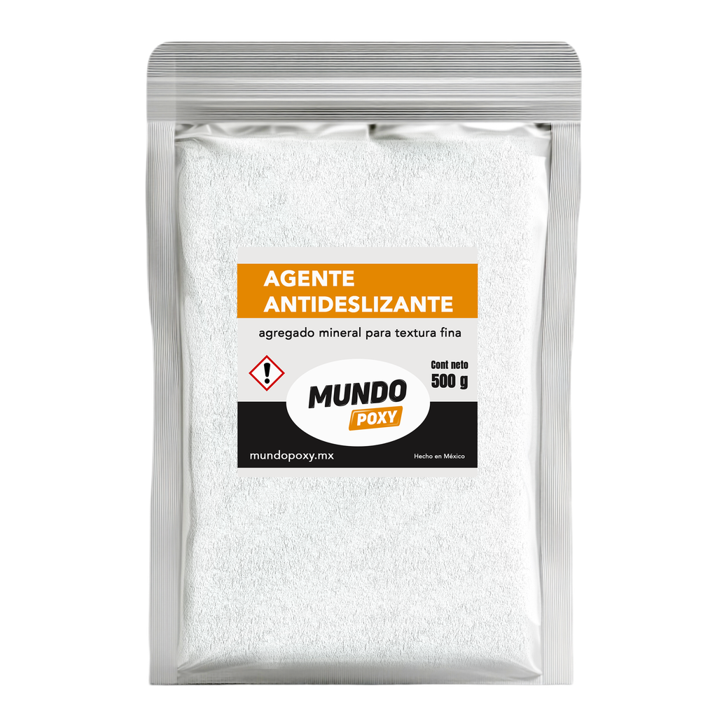 MUNDOPOXY AGENTE ANTIDESLIZANTE de 500 gm (Oxido de Aluminio #50 grit)
