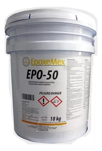 [RE-EPO-EPO50/18KG] EPOXEMEX EPO 50 CATALIZADOR EPOXICO / CUB 18 KG