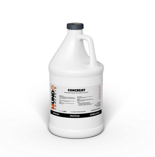 [QU-MUN-CS/3.78L] MC CONCRESET Acelerante de Fraguado / GALON