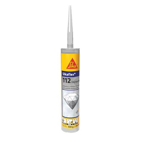 [609569] SIKA Sikaflex 112 Crystal Clear / Cartucho 300 g / 609569