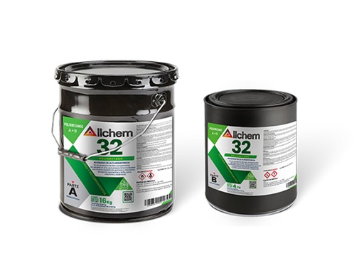 [ALL-32 003] ALLCHEM ESMALTE DE POLIURETANO L32 KIT DE 20 LITROS TRANSPARENTE