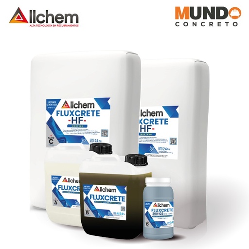 ALLCHEM FLUXCRETE HF GRIS CLARO KIT